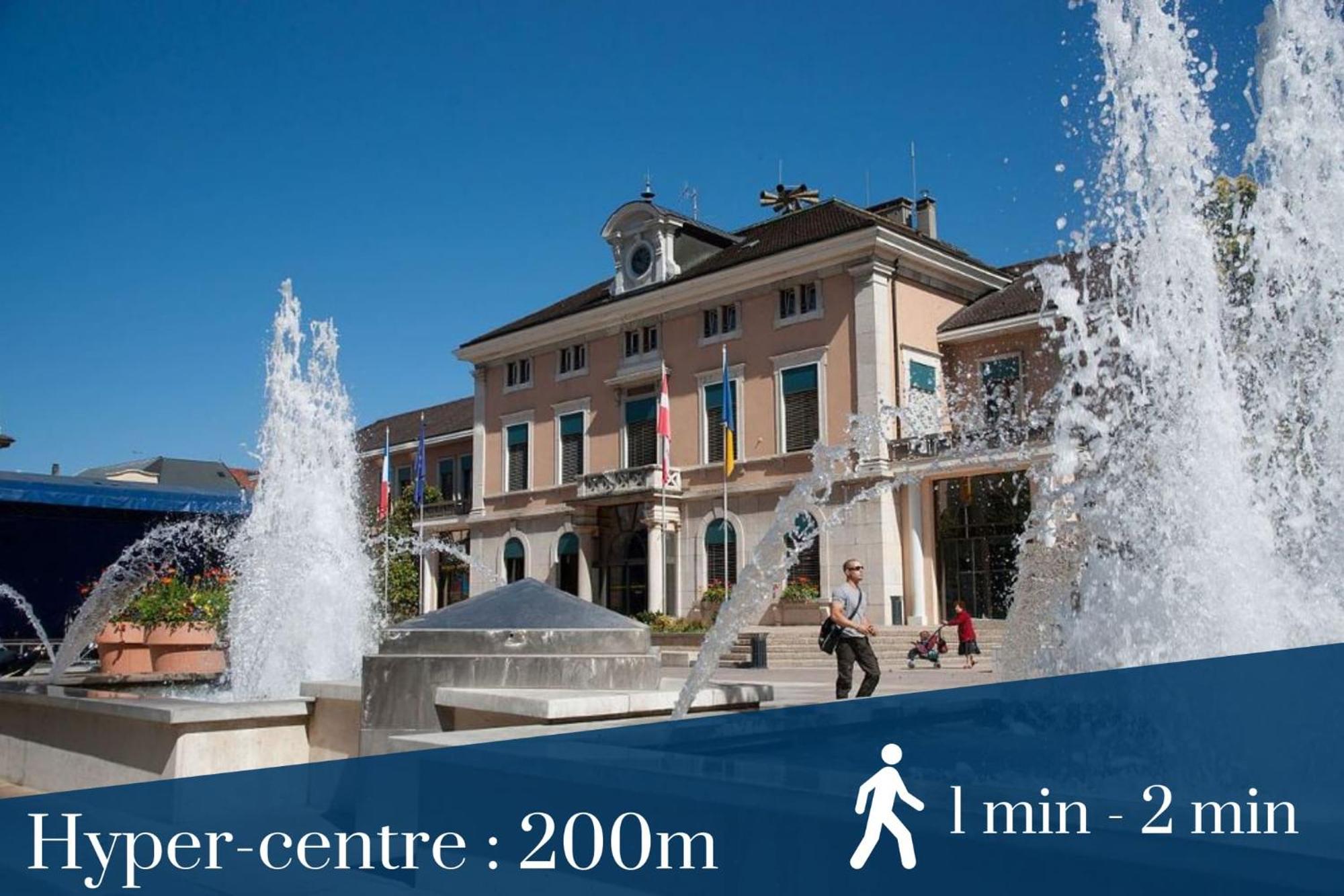 Homey Forest - Hypercentre - Proche Gare Et Tram - Wifi & Netflix Annemasse Eksteriør billede